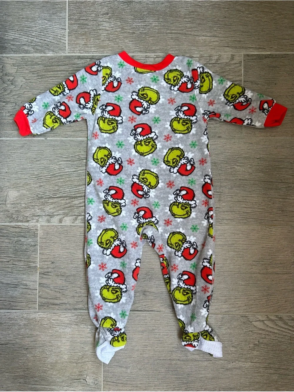 Grinch footie pajamas